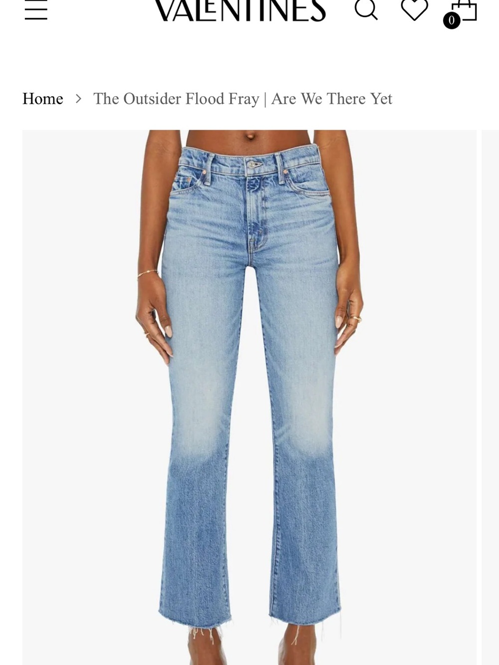 MOTHER Light Blue Flare Jeans